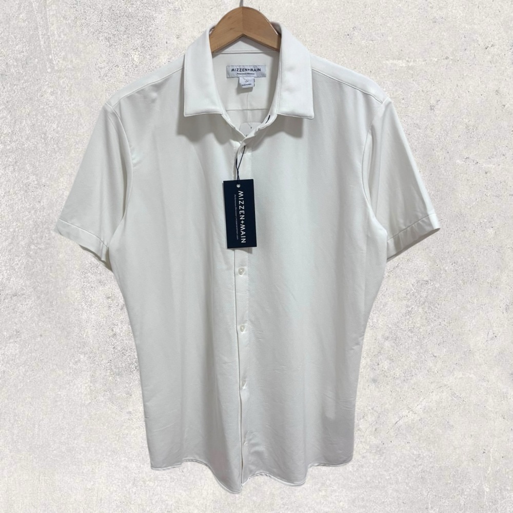 Mizzen+main spinnaker short sleeve button down NWT